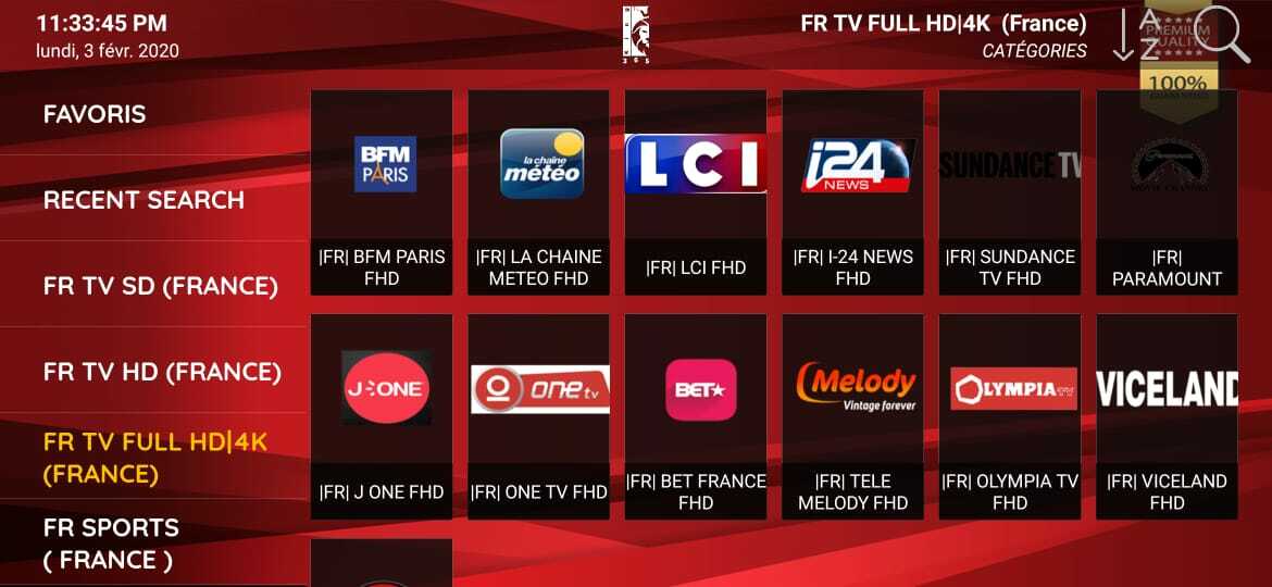 application KING365TV BOX V3