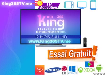 Test 1 Heure King365TV FullHD | Essai King365TV PREMIUM